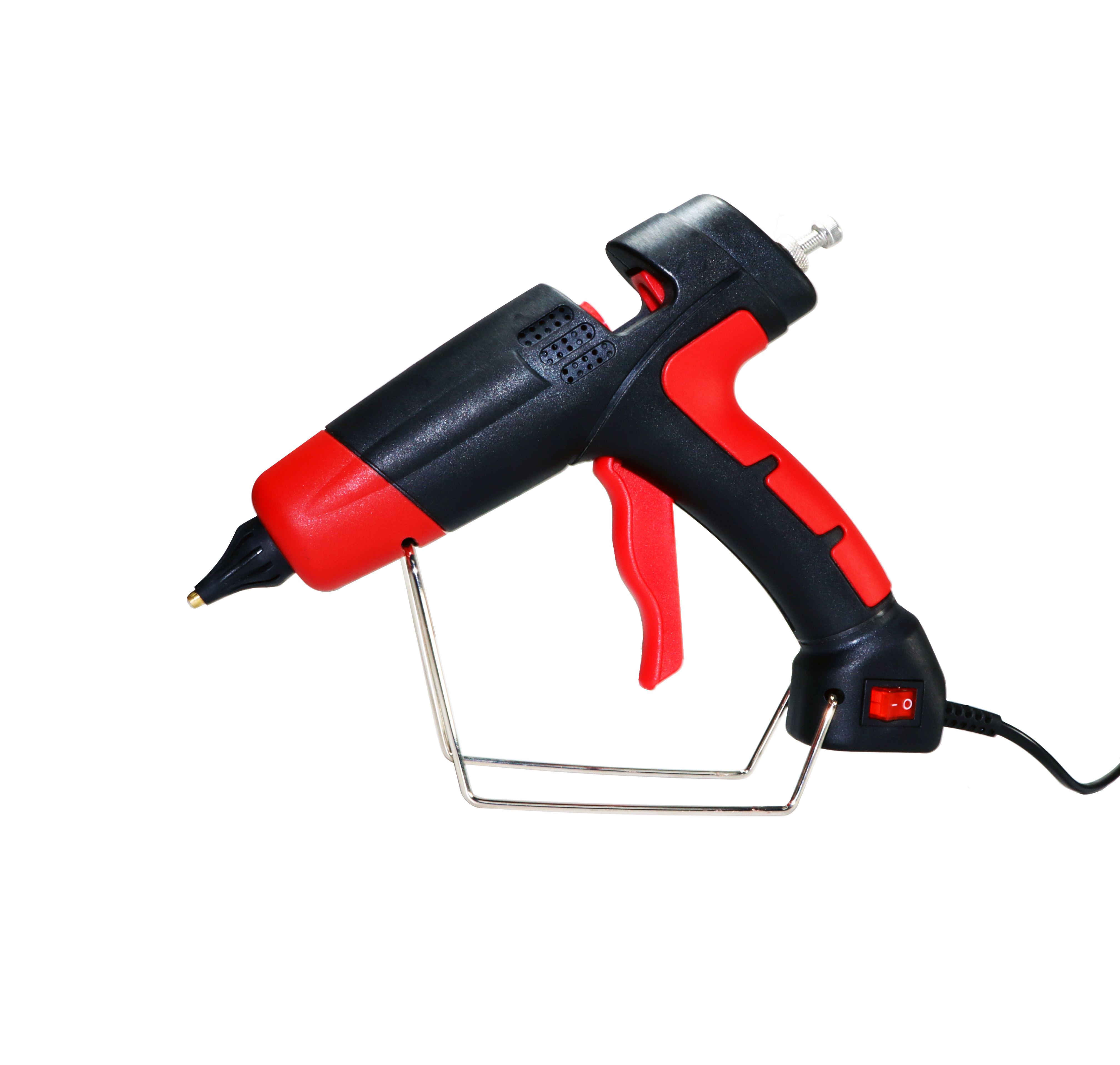 Chinese hot selling high quality 100W-120W hot melt glue gun with a big stand for industrial use customizable brand and color