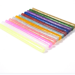 Factory direct sales hot Melt Glue Sticks 7MM/11MM Diameter Colored  EVA Glitter Colored For DIY Customizable package