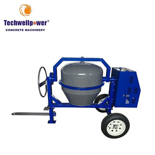 1 yard diesel engine concrete mixer for sale with lift