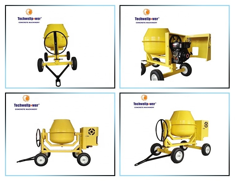 PORTABLE CONCRETE CEMENT MIXER CMH260 300 350 400 450 500 600L