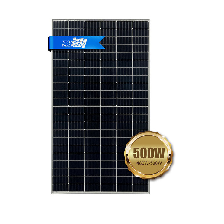 TechWise Certificate single 550 watt solar panel 540W 545W 555W solar panels Bifacial PERC mono BIPV solar panel