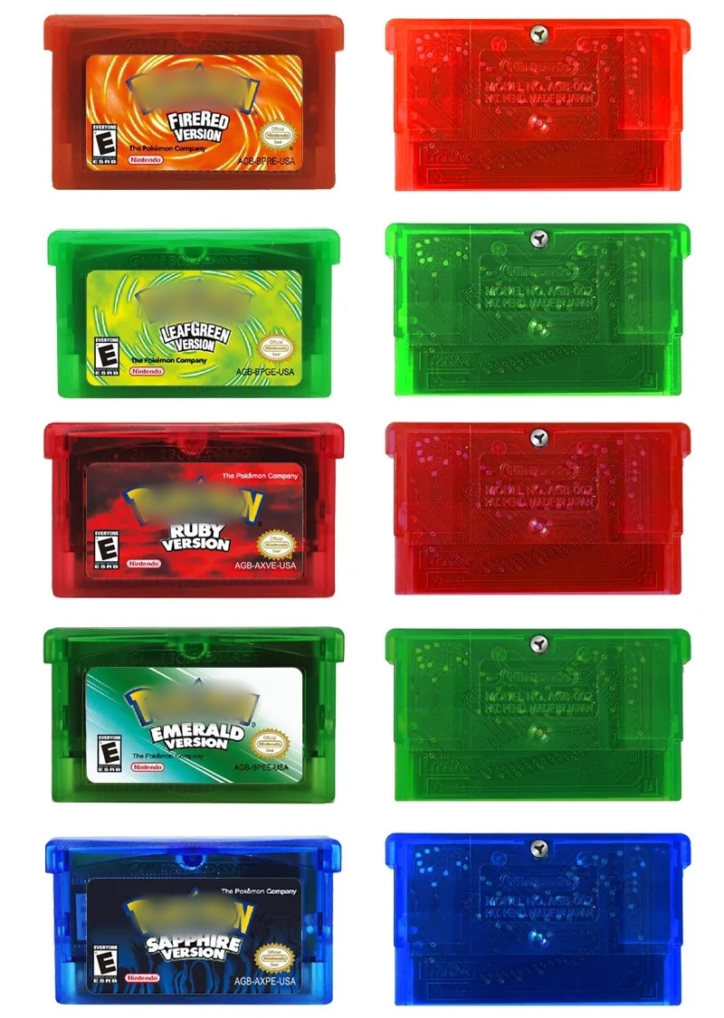 2024 factory price retro games cards collection for Nintendo ndsl 3ds n64 gbc gba sp gameboy advance game cartridges