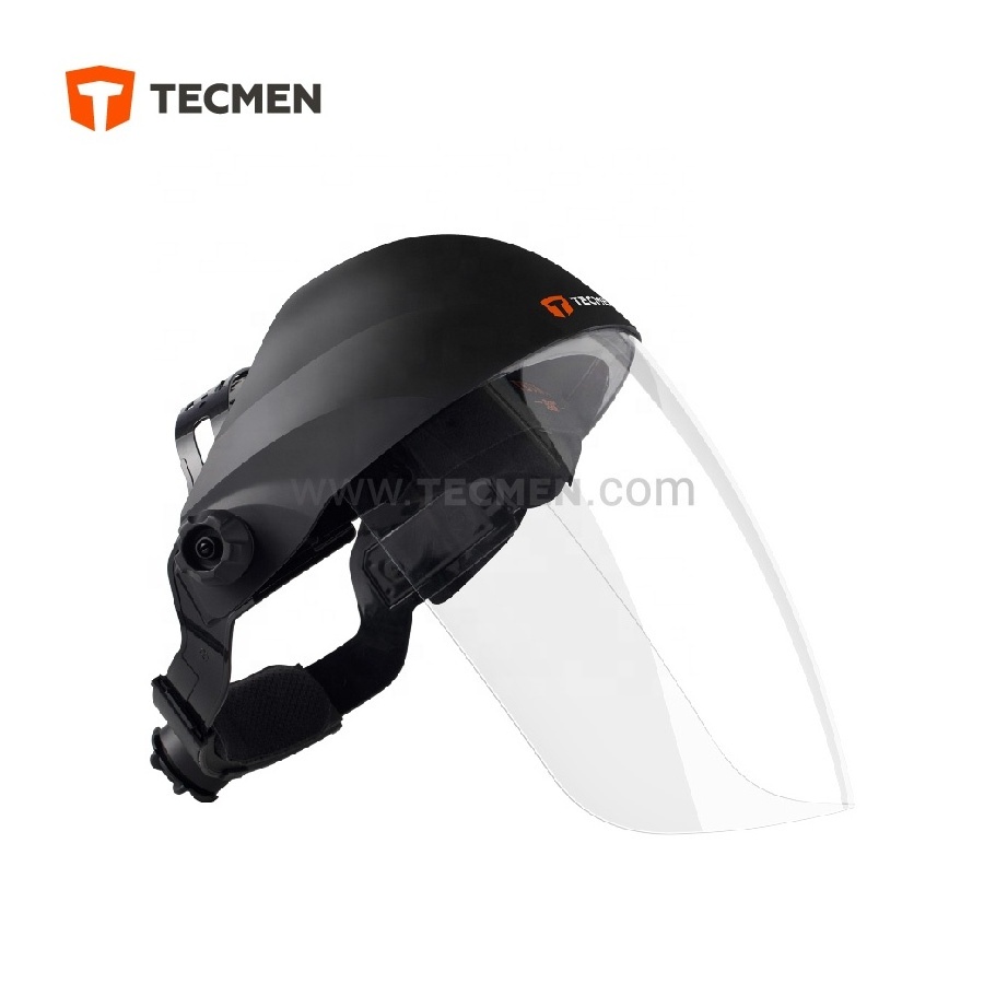 TECMEN TM-S1 Face Shield Anti-fog & Anti-scratch Visor Industrial Construction Manufacturing Oil & Gas Metal work faceshield