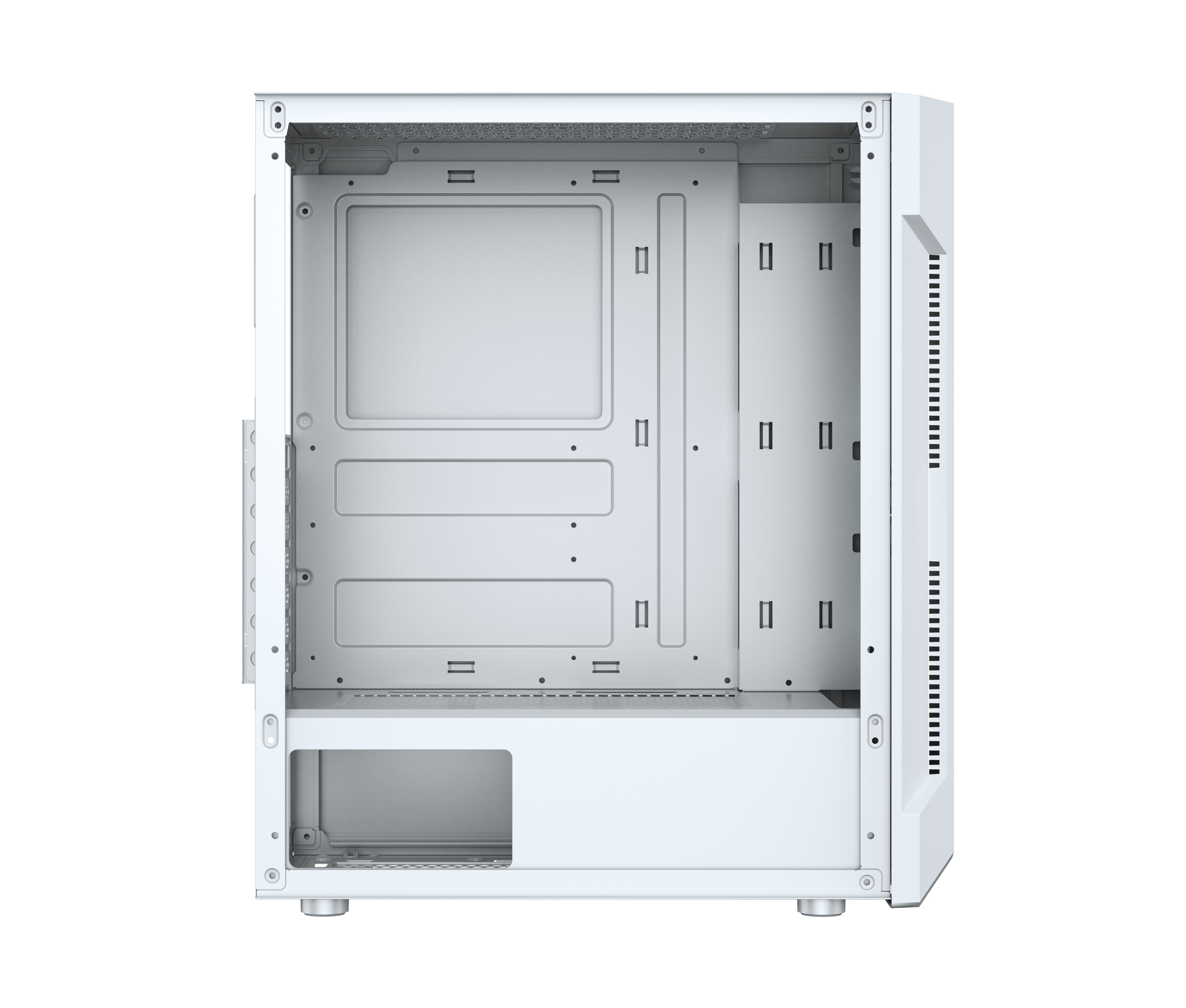 PC gaming Cabinet with clear panel atx computer case