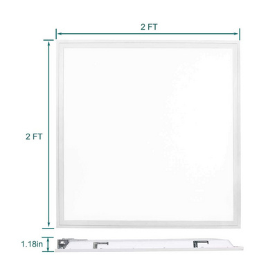 600x600 2x2FT 36W 48W 60W School Office Square Drop Back-Lit Ceiling Flat Led Panel Light Fixture