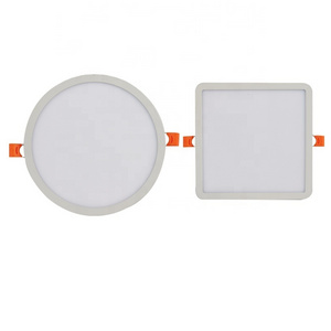 Factory direct white embedded smd frameless design 18w high quality thinbig round ceiling led panel light