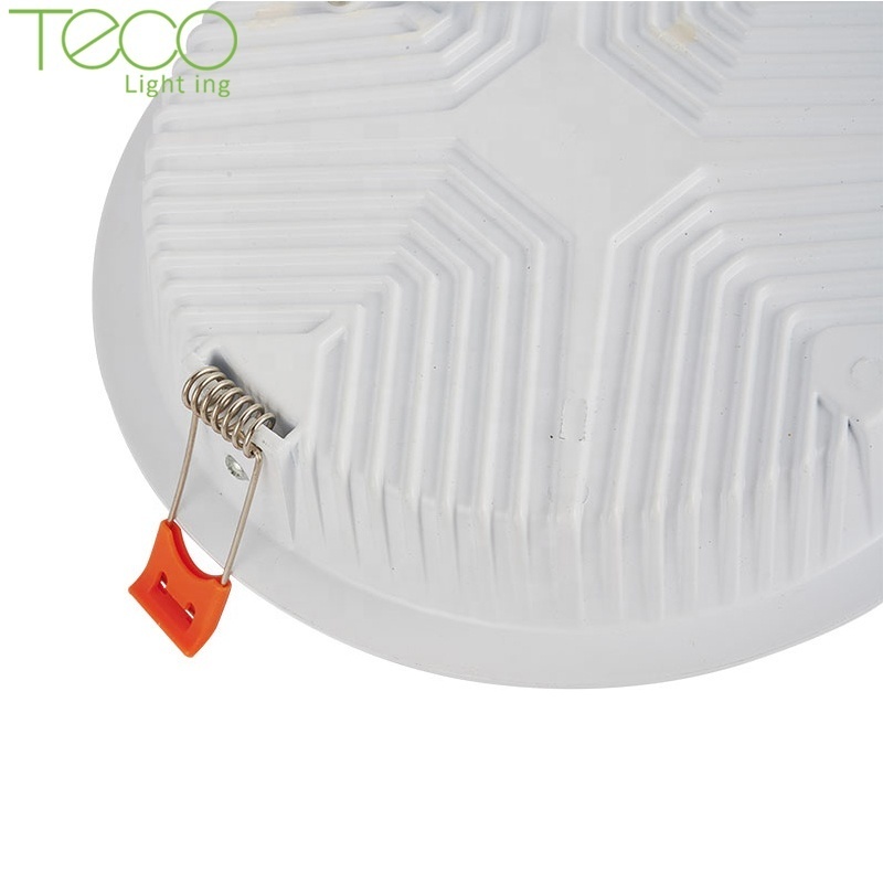 Low wattage commercial residential surface mounted 3000k 4000k 6000k 18w home round ceiling flat panel light