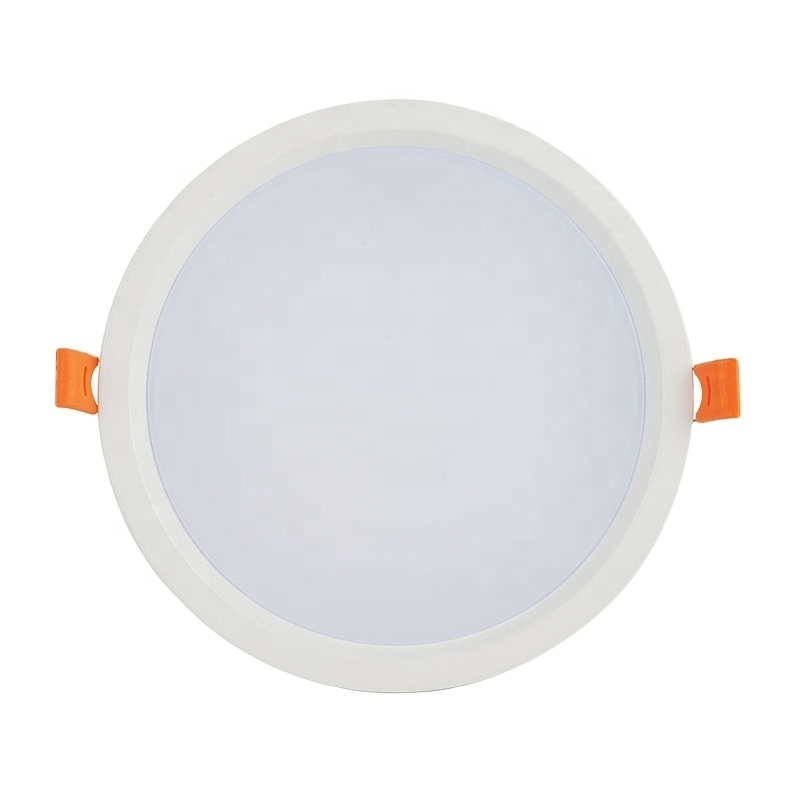 Low wattage commercial residential surface mounted 3000k 4000k 6000k 18w home round ceiling flat panel light