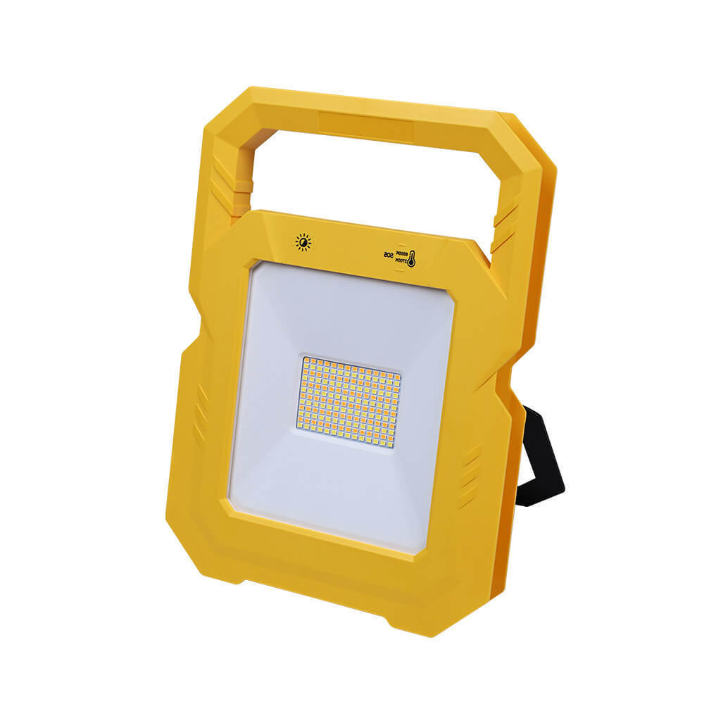 Extendable Waterproof 30W Square Mechanic LED  Portable Work Light with Plug for Job Site Workshop Garage