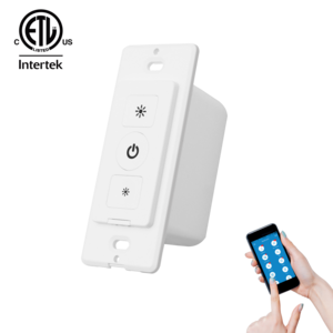 US ETL 120V Triac 0-10V TUYA APP Light Wall Switch Dimmer Wireless WIFI Smart Dimmer Switch for LED Lights