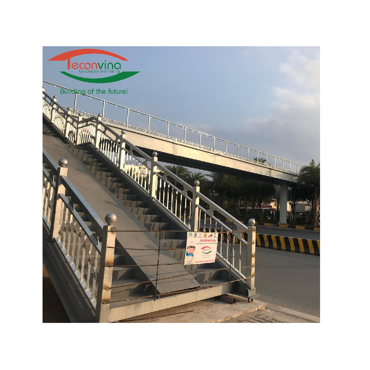 Cutting Punching Clearing Drilling Processing Service Steel Pedestrian Bridge for Transportation Projects with Competitive price