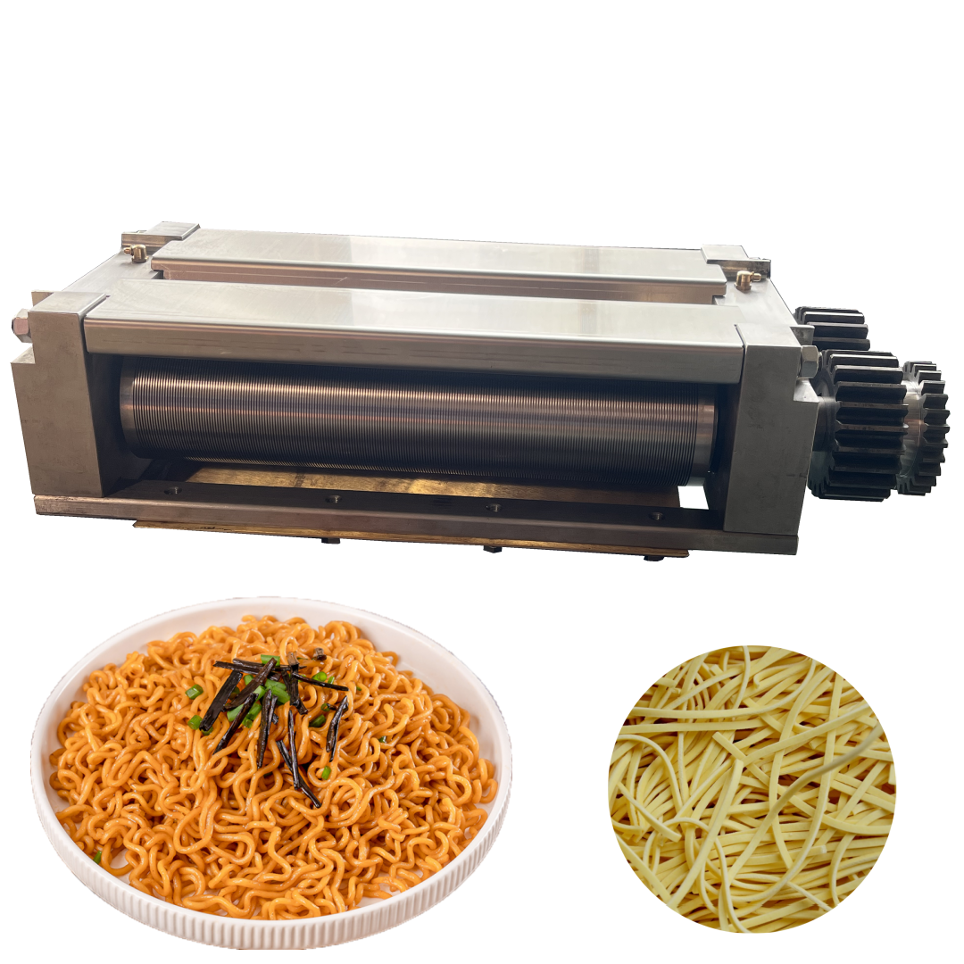 Noodle Frying Rotation Machine SS304 for Dahua Bestselling Instant noodle Cutting Roller for frying ...