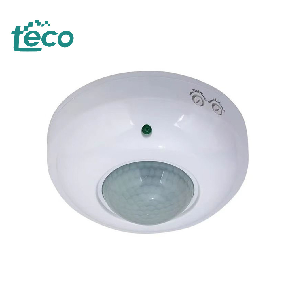 360 Degree Ceiling Mount Occupancy Sensor, 110-240V PIR Motion Sensor Switch, High Sensitive Movement Detector Light Switch