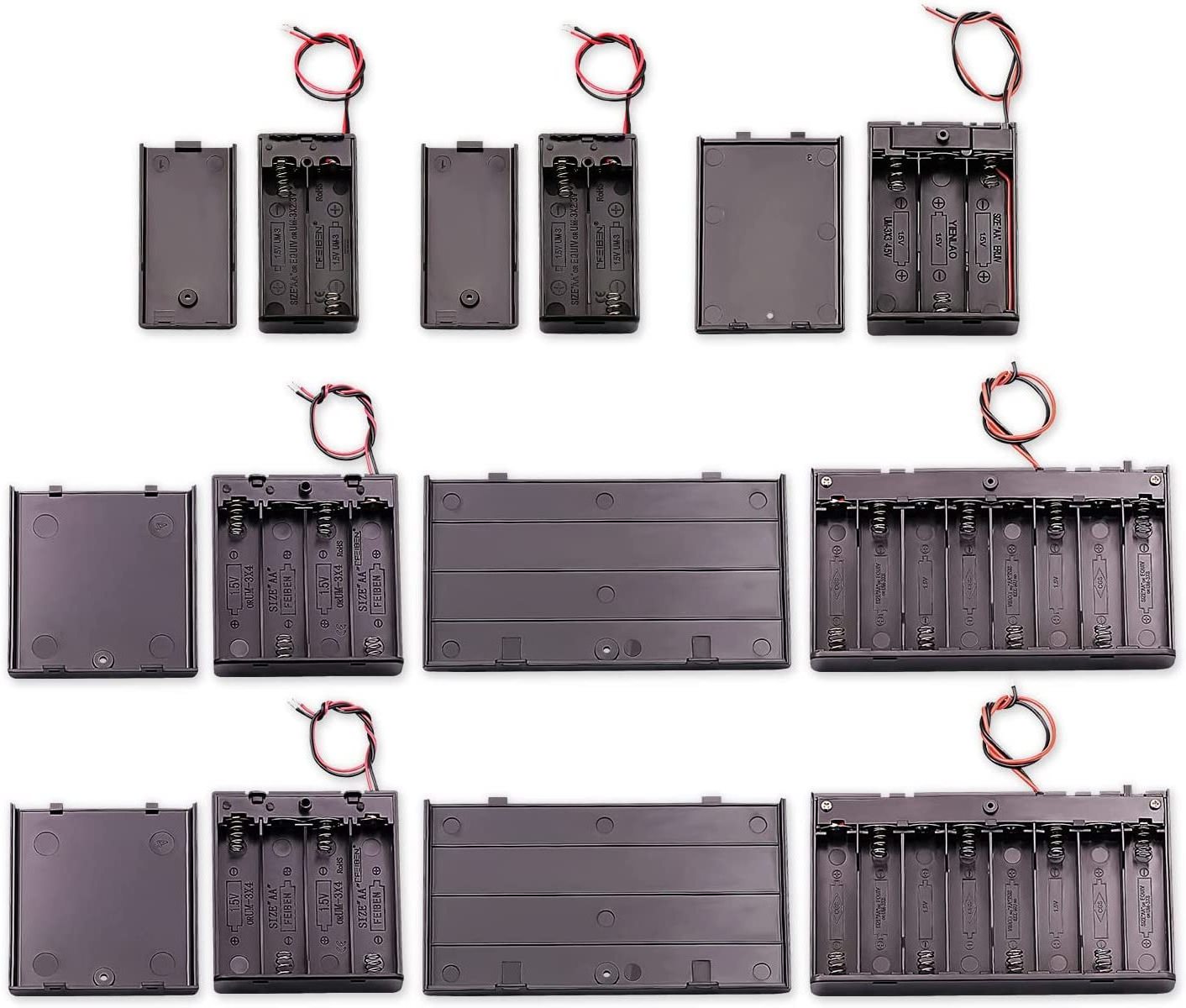 4 * AA battery holder with switch 6V battery holder with switch