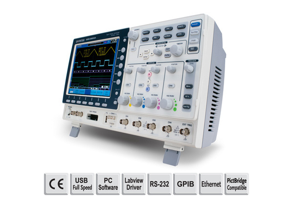 GWINSTEK GDS-2104A 100MHz -300MHz Bandwidth,  2-4 Input Channel digital storage Oscilloscope