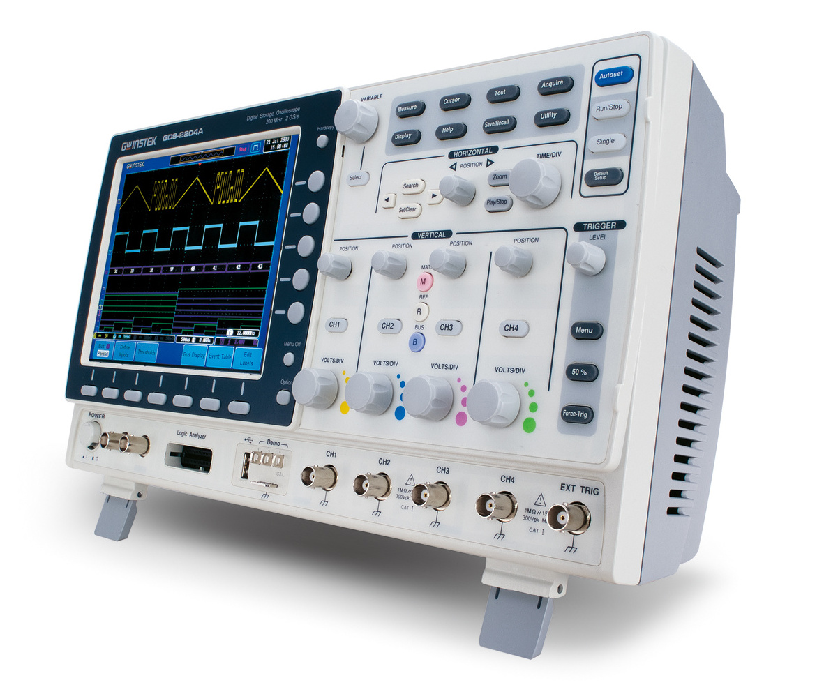 GWINSTEK GDS-2104A 100MHz -300MHz Bandwidth,  2-4 Input Channel digital storage Oscilloscope