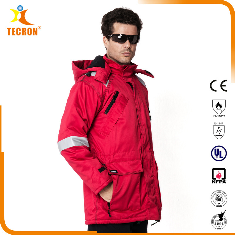 Tecron Safety fire retardant clothing/ Insulated  Parka/FR fleece parka