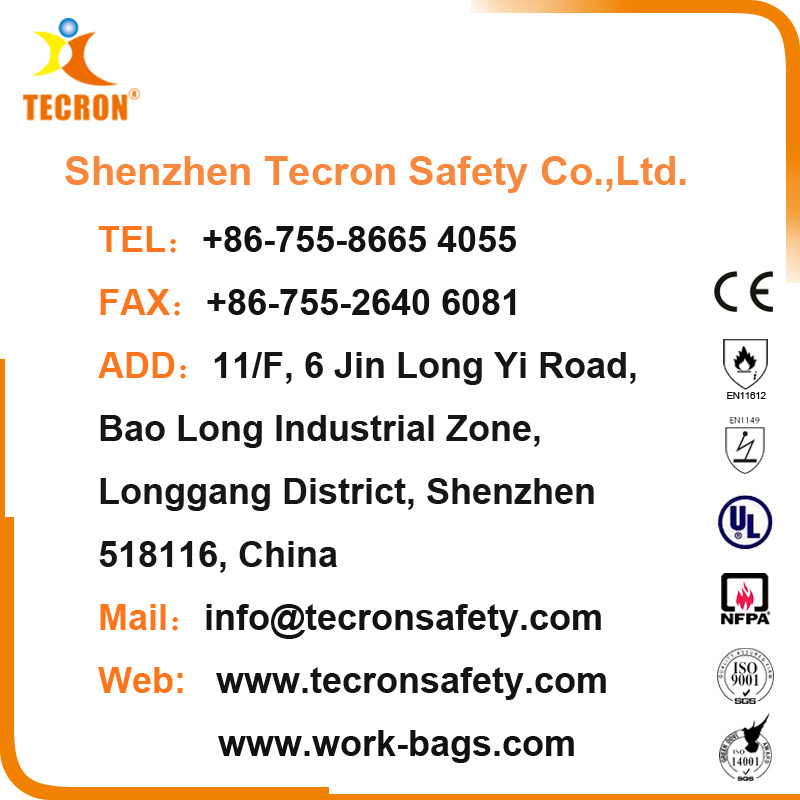 OEM TC Acid Resistant Chemical Protective Breathable Chemical Work Pants