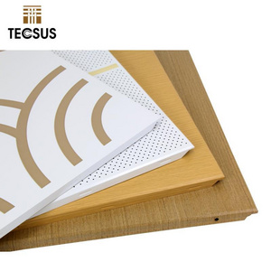 Popular Metal Aluminum Ceiling Wood Grain Ceiling Tiles Metal Clip-In Ceiling Panel