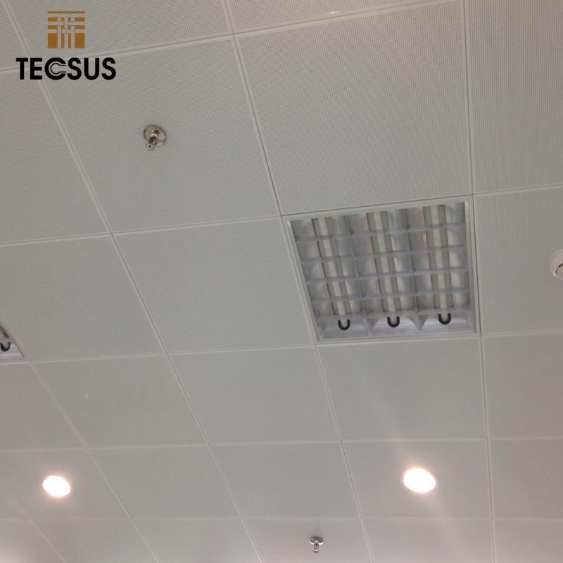 Pop Ceiling Boards Suspended System Drop Ceiling Tiles 2X4 High Quality Metal Clip In Ceiling Panel