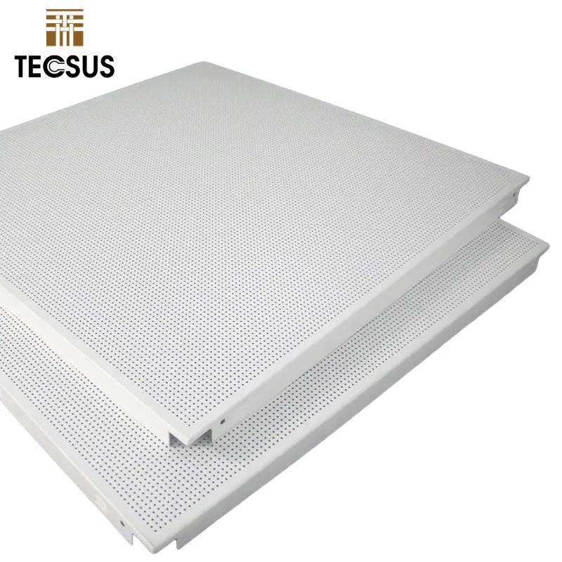 Latest Design Metal Decorative Material Ceiling Tiles 30X30 Clip In Ceiling Tiles With Anti-Corrosion Coating