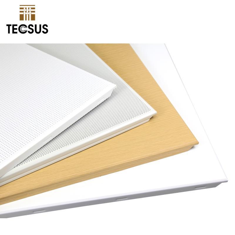 Latest Design Metal Decorative Material Ceiling Tiles 30X30 Clip In Ceiling Tiles With Anti-Corrosion Coating