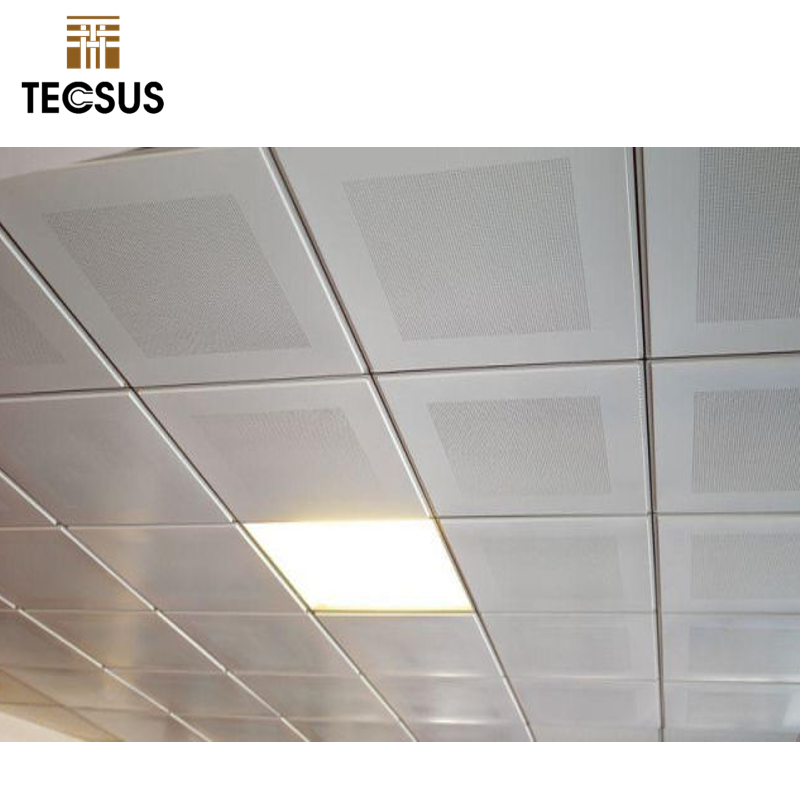 China  Manufacturer  Metal Aluminum Ceiling Commercial  Waterproof Aluminum Lay In Ceiling Panels Supplier