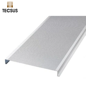 New Design Aluminum G-Strip Baffle Ceiling Tile Wood Grain Panel Aluminum Strip Ceiling Metal Ceilings