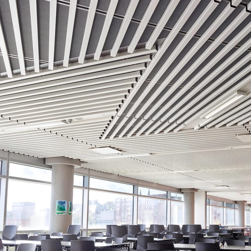 Tecsus Aluminum Square Tube Baffle Ceiling Tiles  Ceiling Baffles