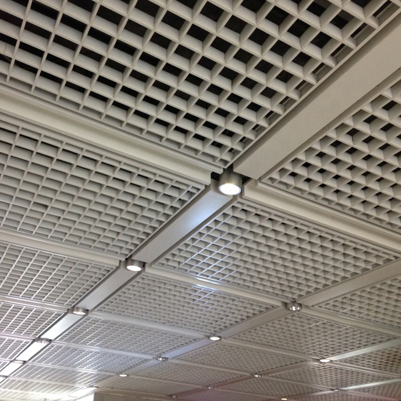 Interior Decoration Materials  Gird Aluminum Open Cell Ceiling Grid System