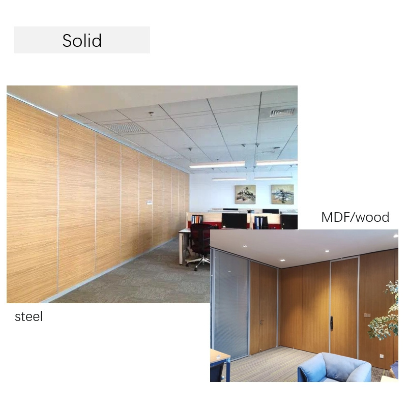 Guangzhou Factory Mdf Soundproof Interior Partition Wall Material Room Walls Divider