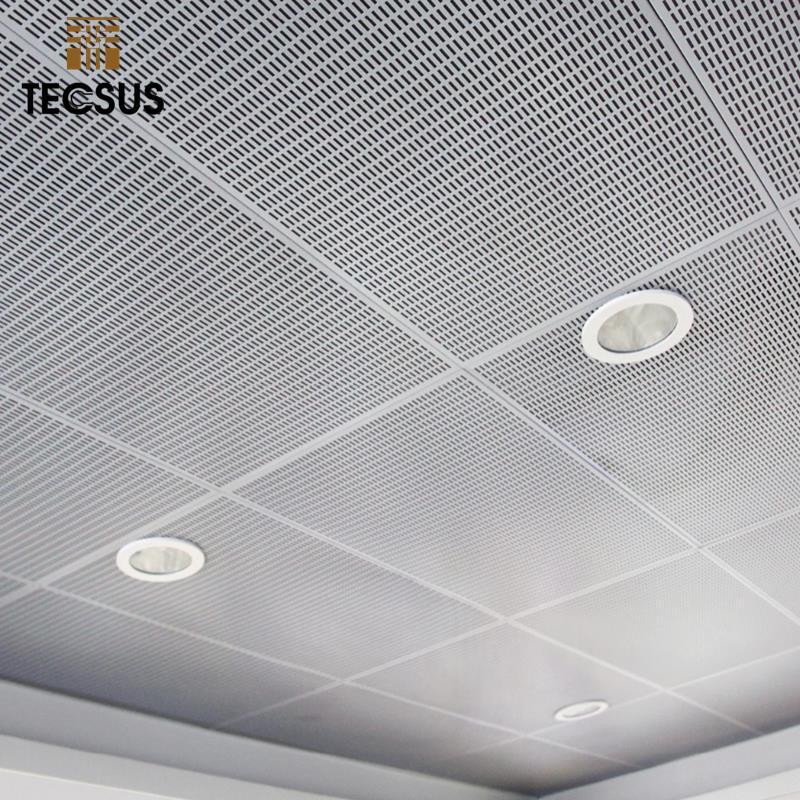 Newest Design Standard Size Ceiling Tiles 24X48 Decorative Aluminum Clip In Ceiling Tiles Suppliers