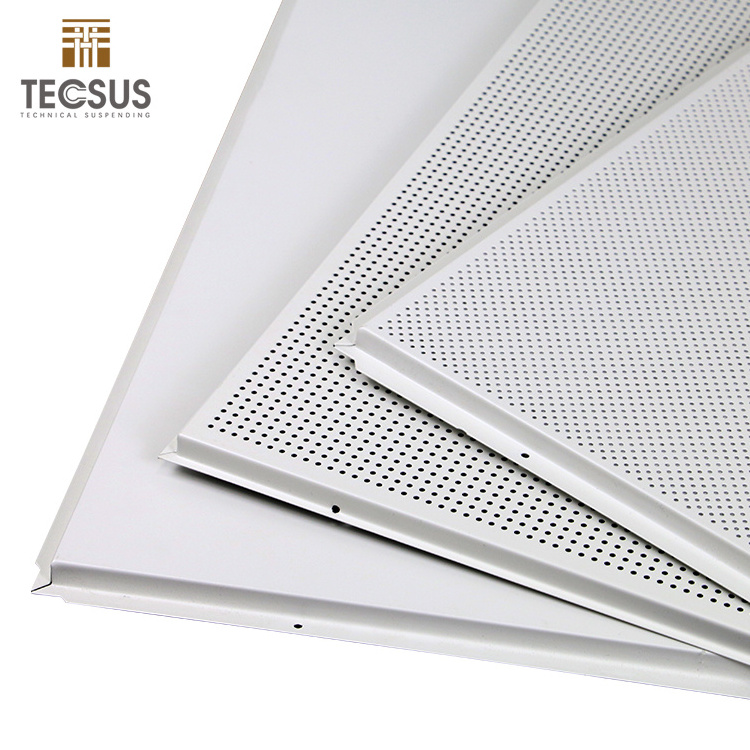 Perforated Aluminum Lay In 2x2 Ceiling  Tiles