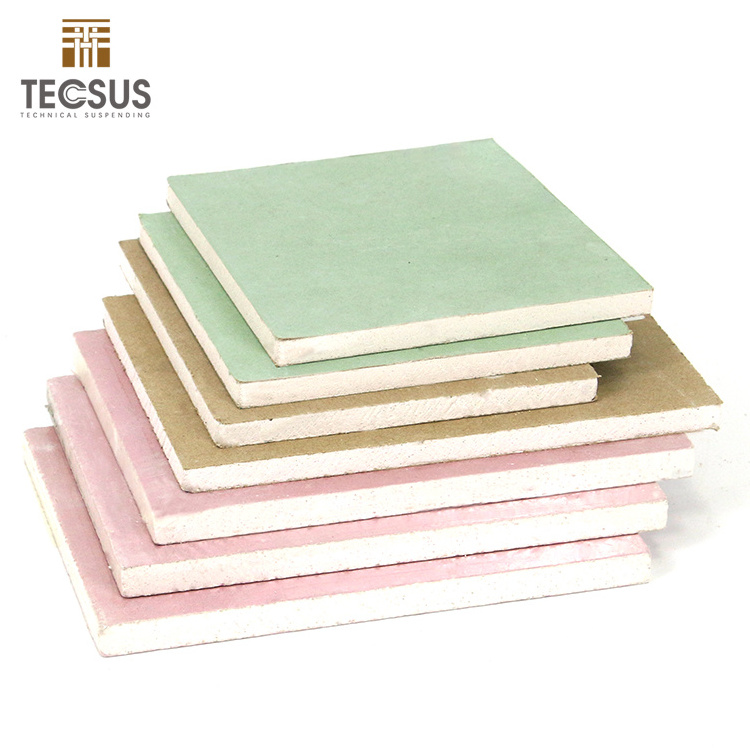 12 mm moisture resistance colored gypsum plaster board