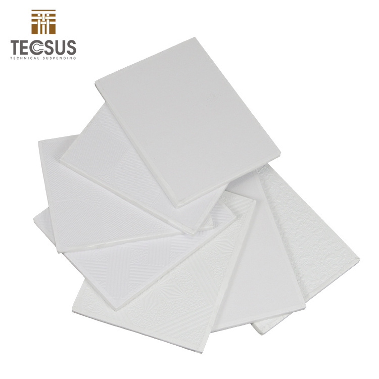 2x2 vinyl covered gypsum board false ceiling tiles