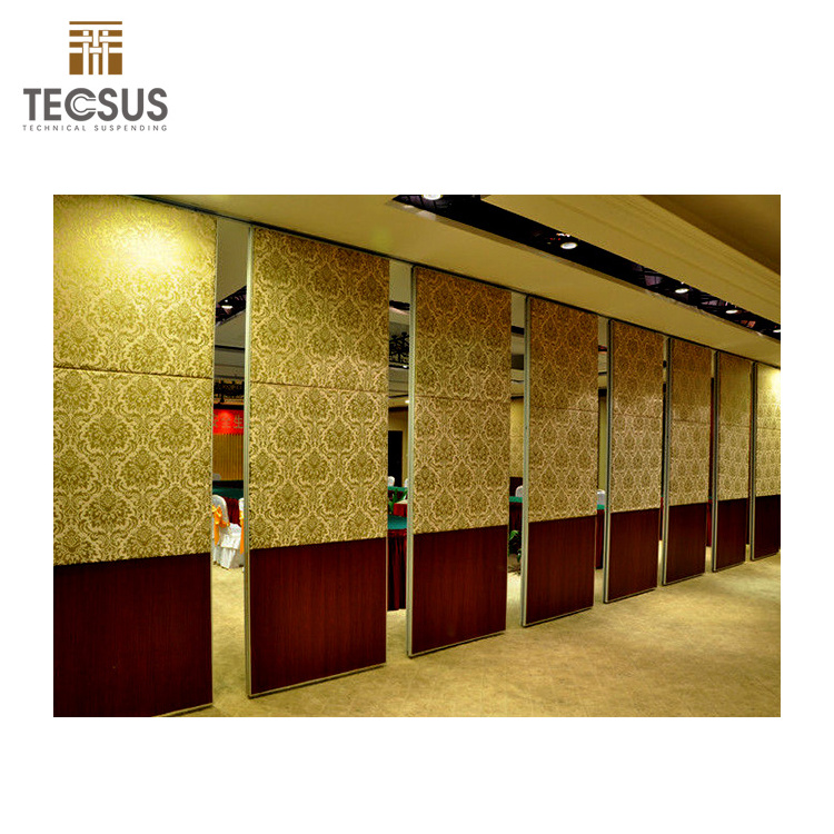 hotel acoustic soundproof sliding fordable partition walls design