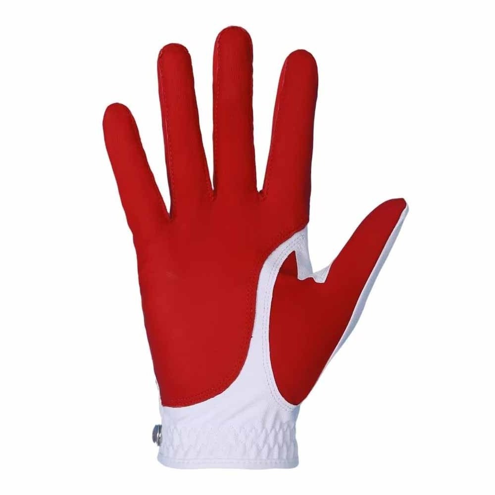 Custom colored all weather Golf Gloves long lasting leather left & right hand breathable sports golfing gloves