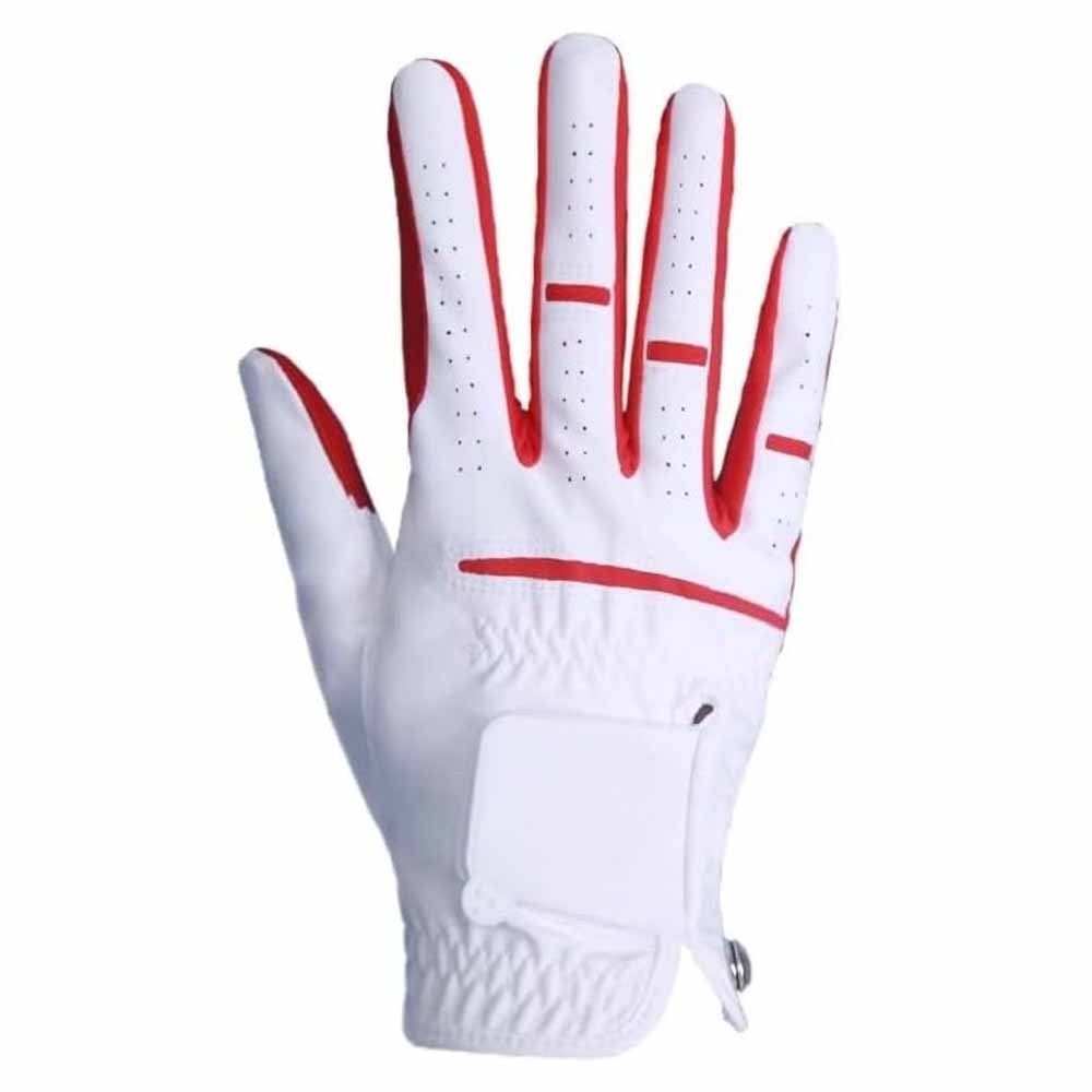 Custom colored all weather Golf Gloves long lasting leather left & right hand breathable sports golfing gloves