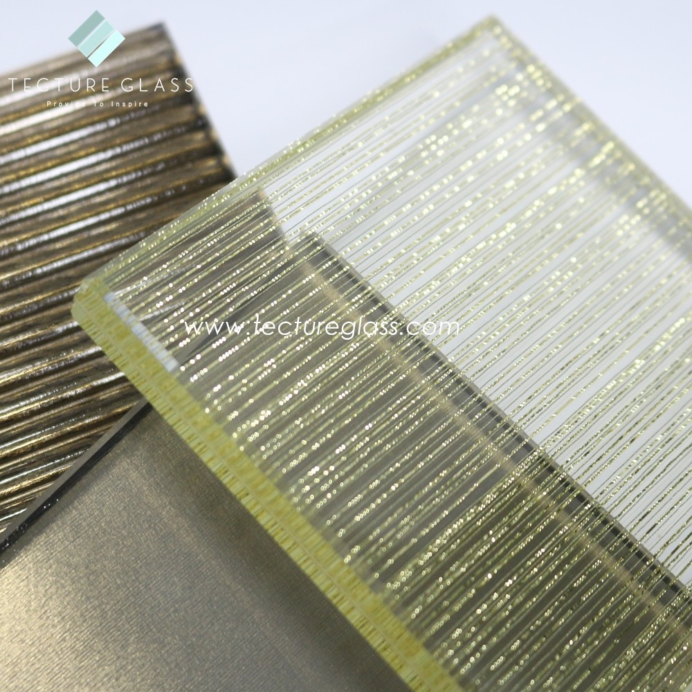 Tecture Specialty fabric laminated glass textile laminated glass for decorations