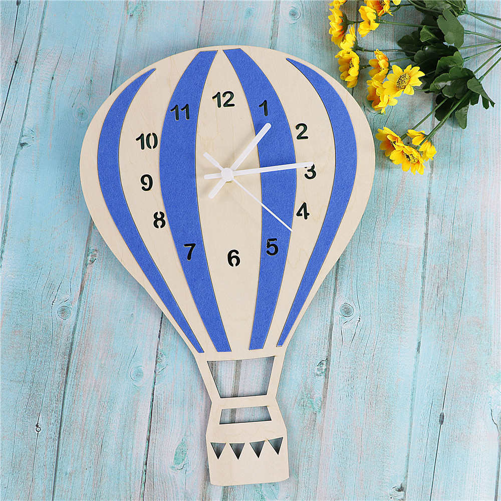 Wooden crafts Wall Clock Battery Operated Decorative Hanging Clock Silent Non-Ticking Wall Clock for Living Room Bedroom