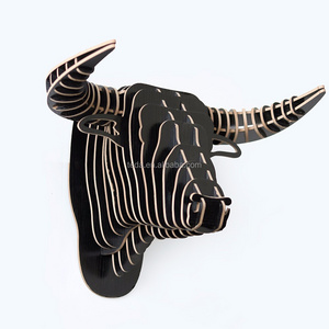 wall bull animal head wall decoration