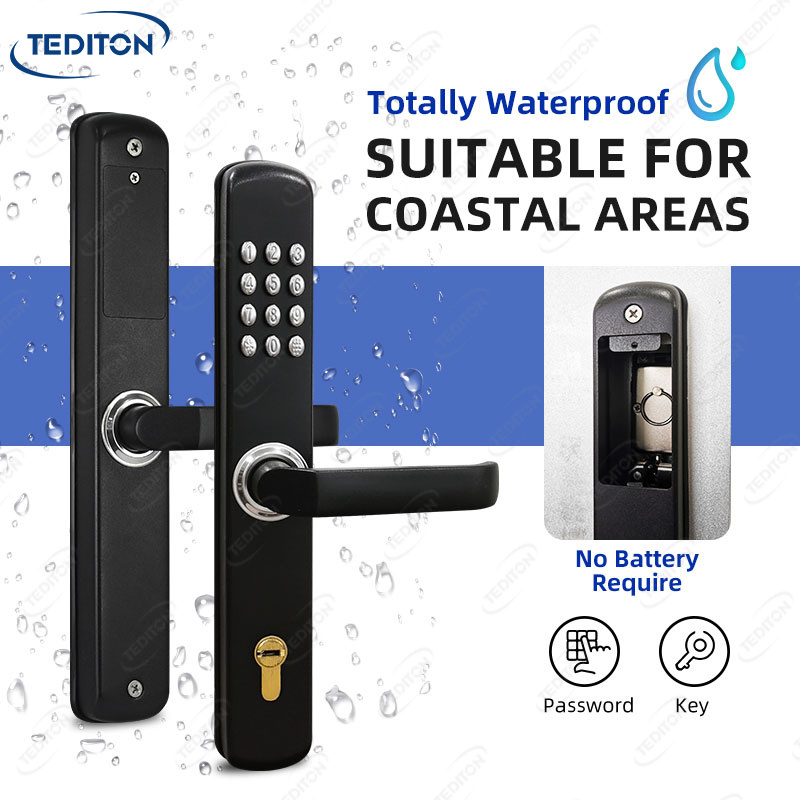 Tediton New model 304 Stainless Steel Waterproof Seaside Hotel Mechanical Code Keyless Door Lock