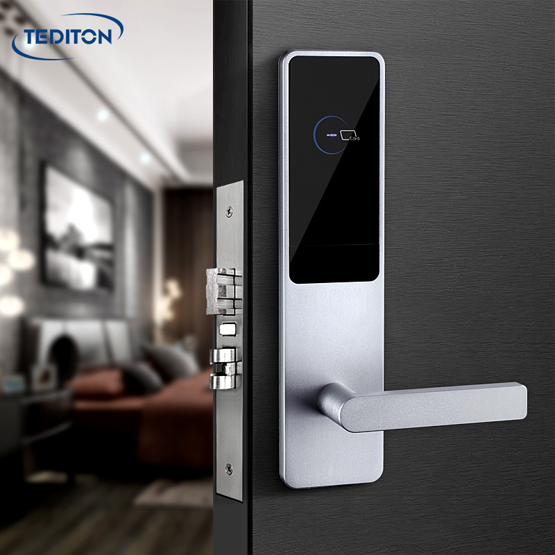 Steel door guard security hotel door guard lock hotel keyless card management system door locks