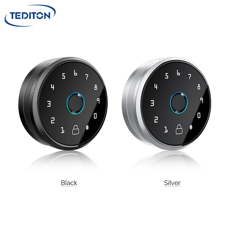 Tediton Tuya Wifi Automatic Electric Digital Self Locking Keyless Smart Lock Deadbolt Easy Onstall