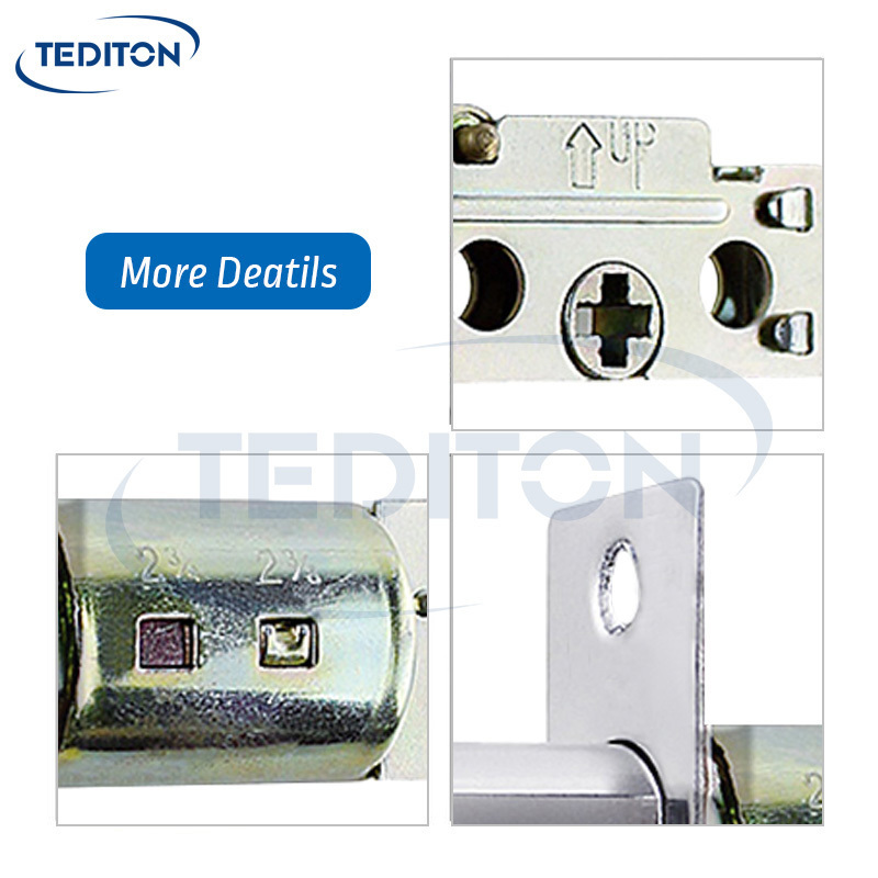 Tediton High Security Lock Body Mortise 60mm 70mm Adjustable Single Latch for Deadbolt Lock