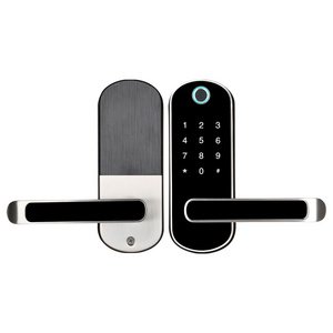 Tuya smart home alexa security WiFi biometric fingerprint door lock with Doorbell