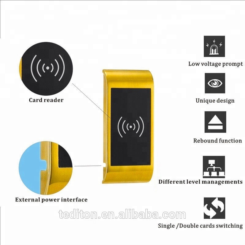 Digital Magnetic Swipe Card Electronic Cabinet Locks for gym Swimming Pool Lockers