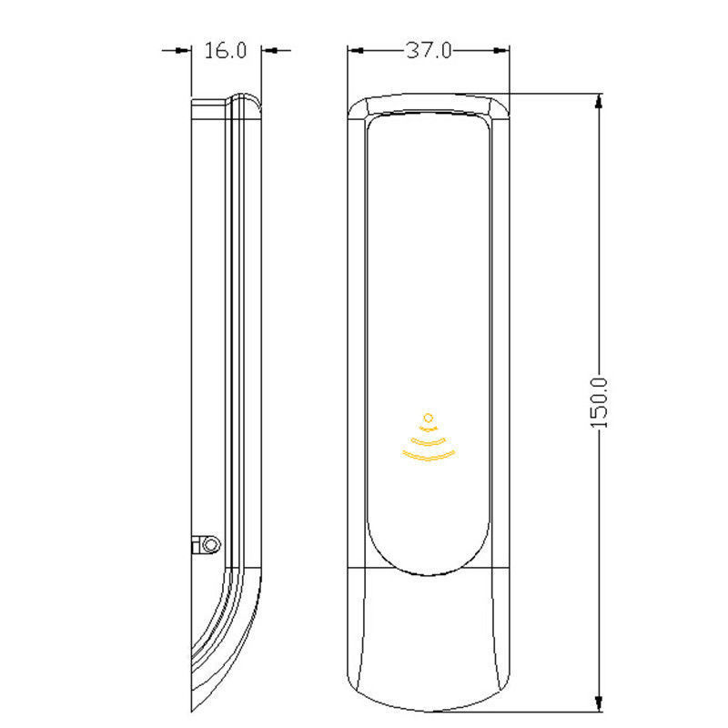 Electronic Safe Magnetic Swipe Card Smart Cabinet Door Lock RFID Locker Lock for SPA GYM Locker