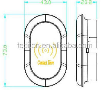 Waterproof Electronic RFID Storage Cabinet Locker Lock for SPA GYM