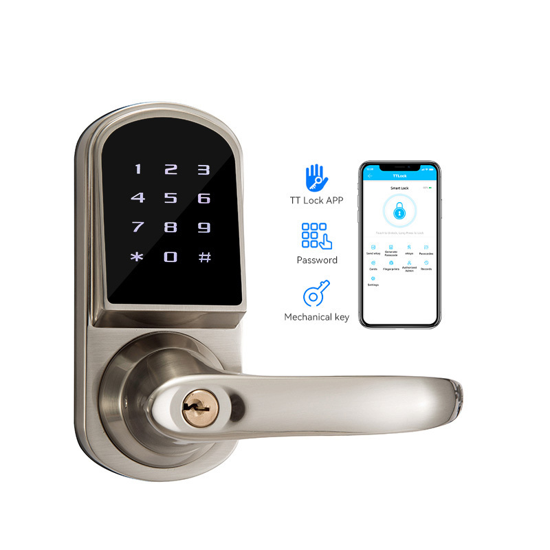 Tediton Waterproof Wifi Keypad App Smart Door Lock  APP Lock for Home Airbnb Apartment Project